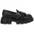 Moschino Calfskin Moccasins Black