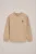 Blue Ridge – Jongens oversized T-shirt met patch – Oversized – Beige – Katoen –
