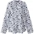 Regatta Dames/Dames Natine Large Bloemig Lichtgewicht Shirt (Marine, Wit)
