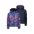 Vingino gebloemde reversible jas – donkerblauw/multicolor