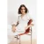 TRENDYOLMİLLA Dames Wit Effen Driekwart mouw Regular fit Blouses