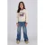 Vingino rechtvallende sweater met print – beige