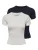 ONLY Shirt ‘EASY’  nachtblauw / wit
