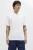 JACK & JONES ESSENTIALS regular polo met ingebreid patroon wit