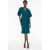 TRENDYOLMİLLA Dames Groen Effen Midi Kort Zakelijk Bodycon Jurken