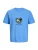 Jack & Jones Junior Shirt ‘JORCATSKILLS SKULL’  ecru / royal blue/koningsblauw / groen / zwart