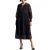 Ted Baker Midi-jurk met ruches voor dames (Zwart)