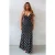 Audrey Polka V-Hals Maxi Jurk