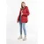 Dreimaster Winterjas met vulling Dames rood