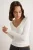 TRENDYOLMİLLA Dames Ecru Effen Lang Getailleerd Blouses