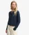 Athletic Essential Waffle Top Slanke Pasvorm Blauw