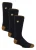 Heat Holders 3-pack zwarte winterwerksokken voor heren – Zwart