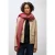 Street One Dames Zachte tweekleurige sjaal in Rood