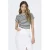 JDY gestreept T-shirt zwart/wit