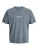JACK & JONES Shirt ‘JWHVesterbro’  donkergrijs / wit