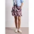 Street One Dames Knielange chiffonrok met print in Roze