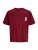 Jack & Jones Junior Shirt ‘JORARGOS’  karamel / rood / wit