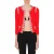 Moschino Crochet Details Wool Cardigan Red