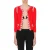 Moschino Crochet Details Wool Cardigan Red
