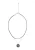 IZIA Ketting  zwart / zilver