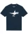 Watapparel Shirt ‘ Astronaut on T-Rex ‘  donkerblauw / zwart / wit