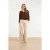 Smashed Lemon Top met v-hals en decoratieve fringe structuur |