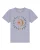 watabout.kids Shirt ‘Love and flex’  duifblauw / donkergroen / donkeroranje