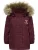 Hummel Winterjas ‘Canyon’  lichtbruin / abrikoos / wijnrood
