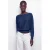 MANGO TEEN gebreide top met glitters – donkerblauw