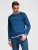 Ombre Sweatshirt ‘OM-SSNZ-0244’  donkerblauw / wit