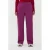 Ydence wide leg regular waist casual broek paars