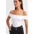 Off-Shoulder Slim-Fit Jersey Blouse
