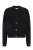 WE Fashion – Meisjes fijngebreid vest – Regular fit – Zwart – Katoen –