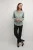 Blouse met lange mouwen A-shape BalsamGreen C.