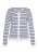 SANIKA Gebreid vest  marine / wit