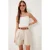 Hoge Taille Gecintuurde Wijde Short