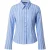 TRENDYOLMİLLA Dames Blauw Gestreept Lang, Getailleerd Overhemden