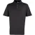 Premier Heren Pique Stud Front Poloshirt (Zwart)
