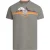Trespass Heren Cromer II Gedrukt Casual T-Shirt (Vijverblauw)