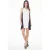 Tweekleurige Mullet Cut Dress