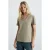 T-shirt met V-hals en korte mouwen