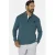 Jan Vanderstorm +FIT Collectie sweatvest Plus Size INGAR petrol