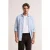 TRENDYOL MAN Jongens Donkerblauw Effen Lang Regular fit Overhemden