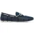 SWIMS Braided Lace Loafer Navy/white