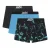 3-Pack Jongensboxers Zwart, Turquoise & Zwembadenprint Zachte Ademende Ondergoed