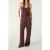 BA&SH Straight Trousers Marron