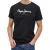 Pepe Jeans Heren Crew Neck Regular T-shirt (Zwart)