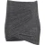 Iro Brendal Gedrapeerde Metallic Gebreide Minirok in Zilver Polyester