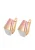 faina Oorbellen  rose-goud / grijs / rosa