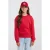 America Today sweater met studs, backprint en tekst – rood